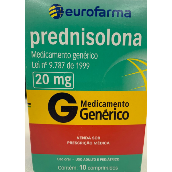 PREDNISOLONA 20MG 10 COMPRIMIDOS
